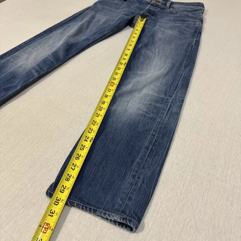 Diesel Safado Straight Mens 32x32 Blue Jeans Wash Cowboy Western Nice Fade EUC